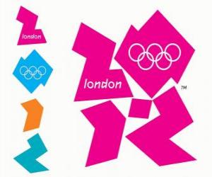 yapboz Londra 2012 Olimpiyat Oyunları logosunu görmeniz gerekir. XXX Olimpiyat Oyunları